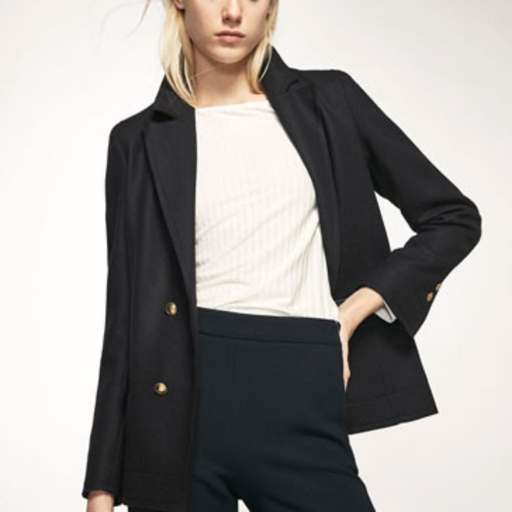 NWT Massimo Dutti Ribbed Long Sleeve Tee